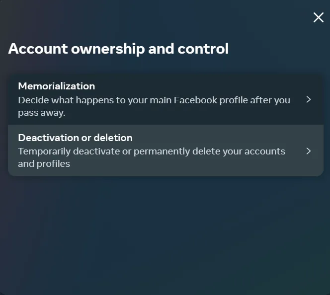 Delete an Instagram Account from Desktop